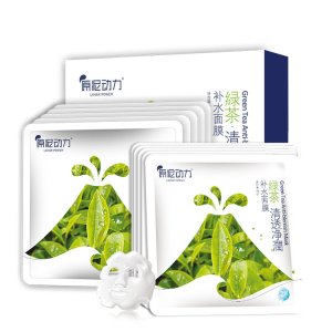 原泥動(dòng)力綠茶清透細(xì)致凈潤補(bǔ)水面膜OEM代加工