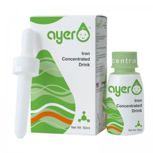 艾兒鐵濃縮飲液ayer艾爾鐵新生補鐵貧血滴劑50ml 90ml