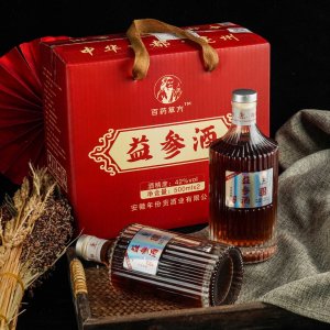 益參酒純糧浸泡滋補養生酒藥酒廠家批發 禮盒裝百藥草方42度養生酒定制