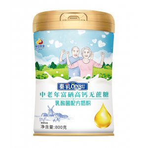 秦乳中老年富硒高鈣無蔗糖乳酸菌配方奶粉 800克OEM/ODM貼牌代加工批發定制源頭廠家