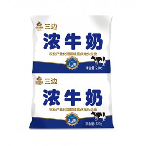 三邊濃牛奶 袋裝 OEM/ODM貼牌代加工批發(fā)定制源頭廠家