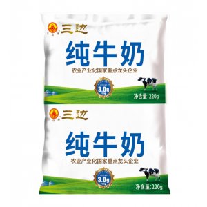 三邊純牛奶 袋裝 OEM/ODM貼牌代加工批發定制源頭廠家