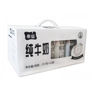 秦益純牛奶 箱裝 OEM/ODM貼牌代加工批發定制源頭廠家