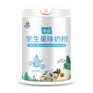 秦益學生果味奶粉 800克OEM/ODM貼牌代加工批發定制源頭廠家