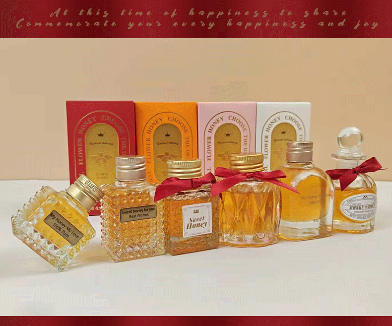 喜蜜 小瓶蜂蜜 創(chuàng)意禮品 婚禮伴手禮 禮盒搭配禮品 純正天然蜂蜜