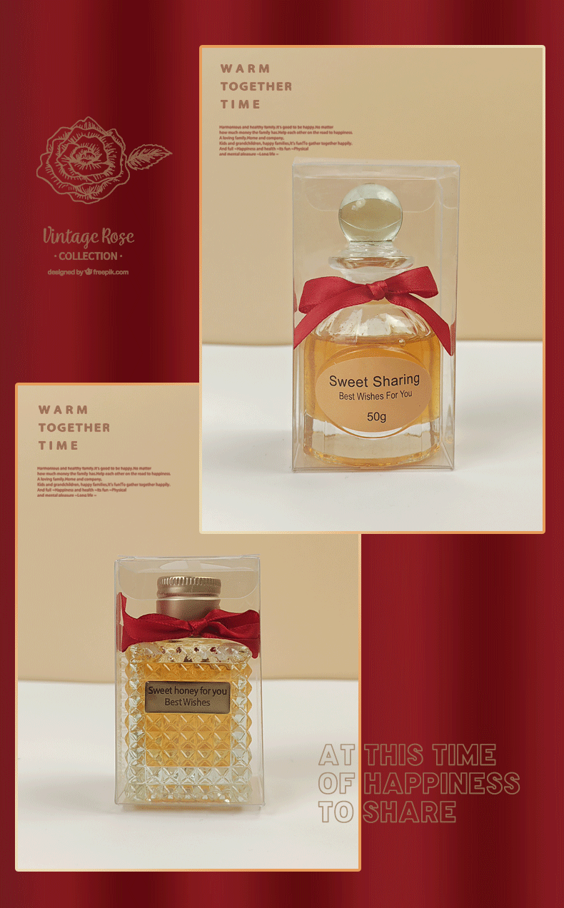 喜蜜 小瓶蜂蜜 創(chuàng)意禮品 婚禮伴手禮 禮盒搭配禮品 純正天然蜂蜜