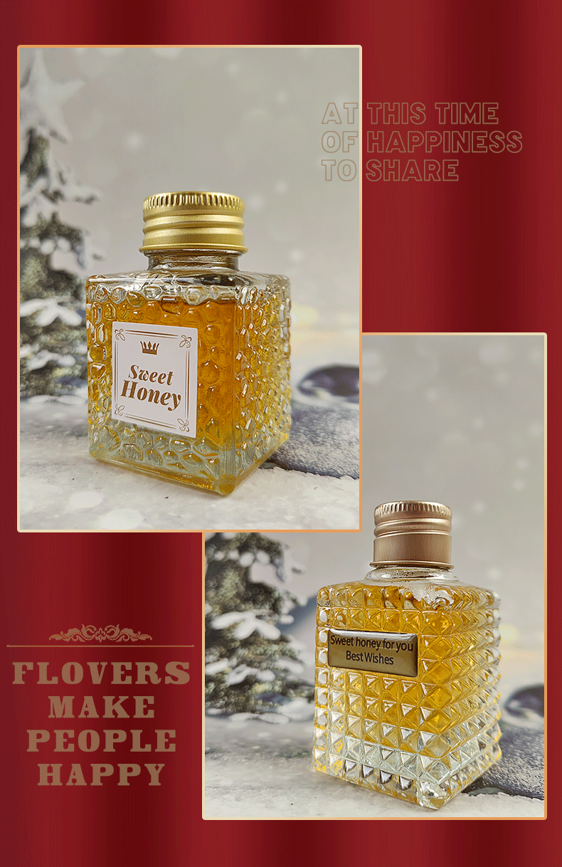 喜蜜 小瓶蜂蜜 創(chuàng)意禮品 婚禮伴手禮 禮盒搭配禮品 純正天然蜂蜜