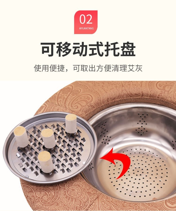 艾灸凳艾灸蒲團坐墊儀器家用艾灸墩凳艾灸盒坐熏蒸儀坐灸儀養生