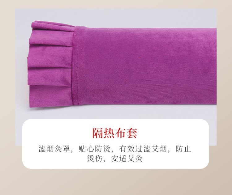 抖音爆款木質艾灸枕頭無煙器具頸椎枕腰部隨身灸實木保健