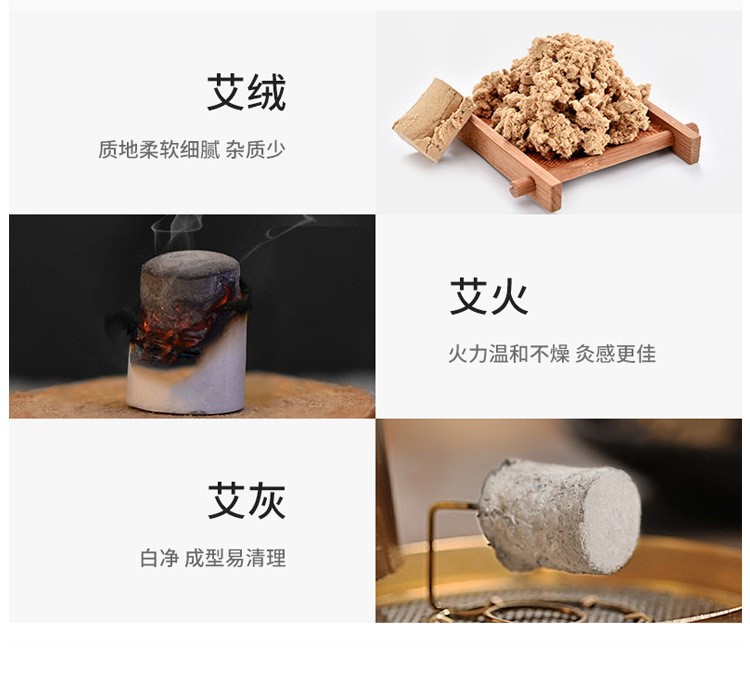 艾灸盒家用純銅灸盒隨身灸四聯無煙布套加厚多功能廠家批發保健